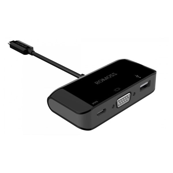 ROMOSS CH05CVA USB-C 3.1 Type-C Multiport VGA/USB-A/USB-C 3.0 Adapter
