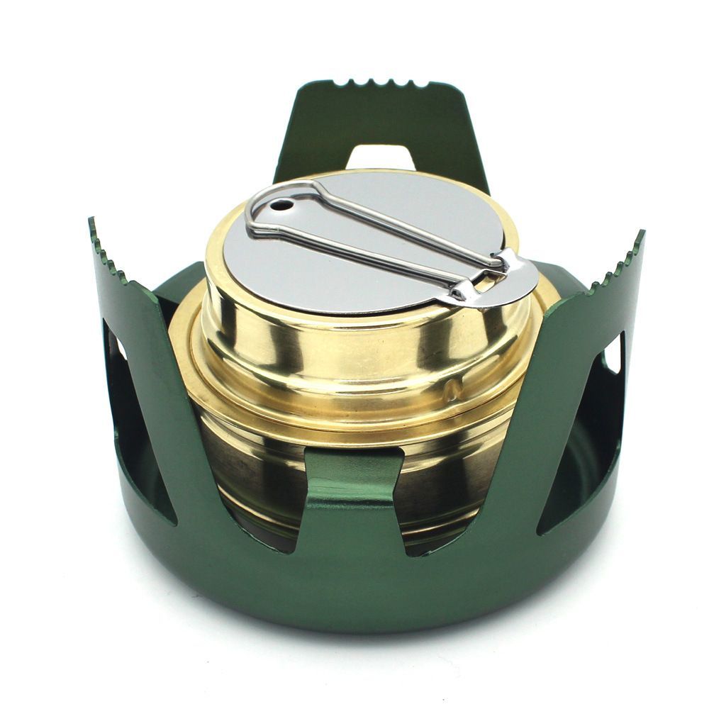 Mini Spirit Burner Ultralight Portable Alcohol Stove For Backpacking Camping Hiking Outdoor