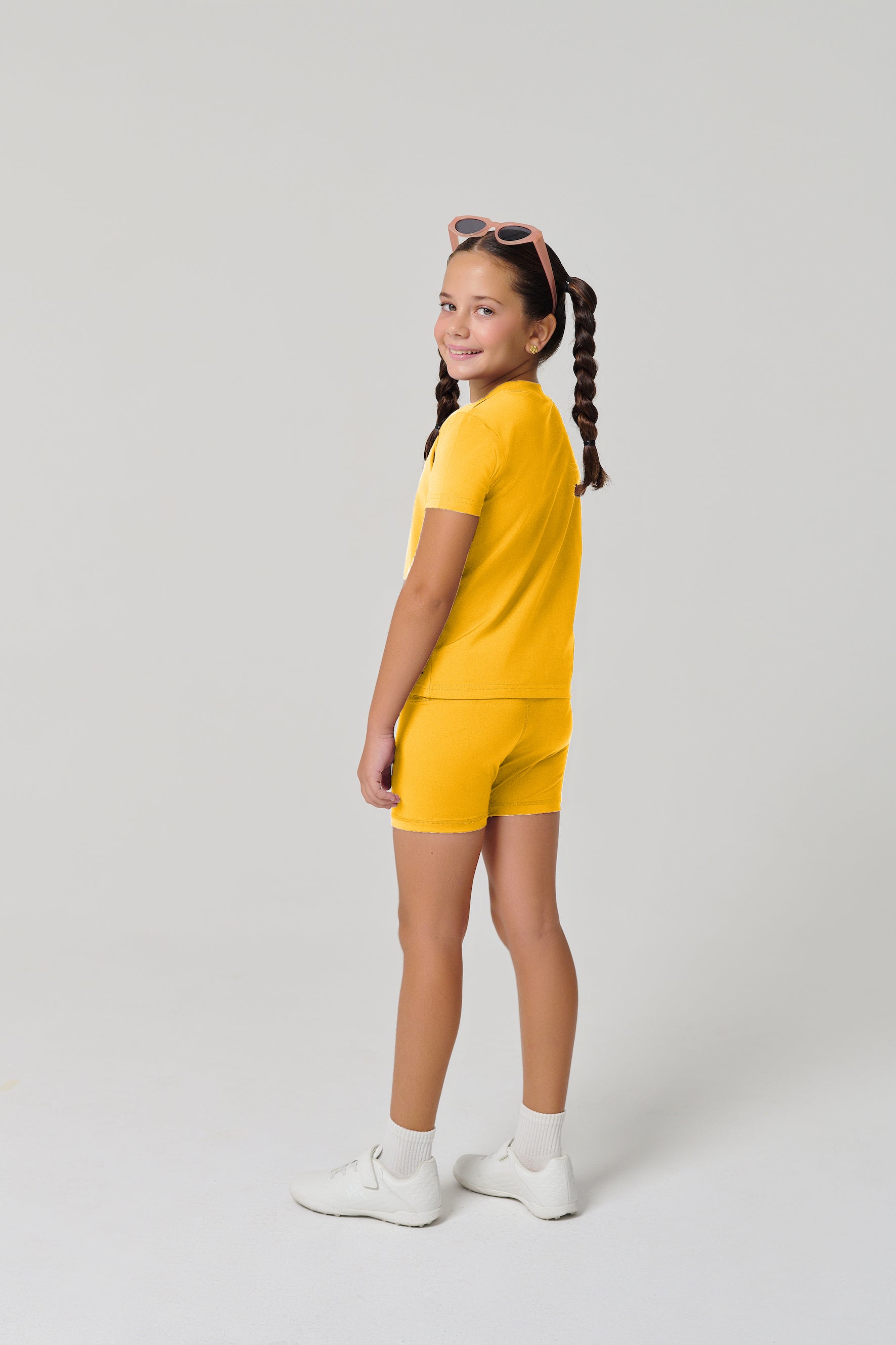 شورتات ركوب الدراجات "MULU Classic" للأطفال - أصفر