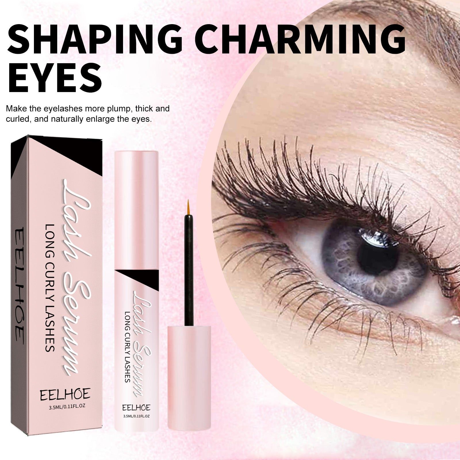 Lash Serum, Natural Warping, Thick, Long, Curling, Nourishing, Eyelash Growth ,3.5ml