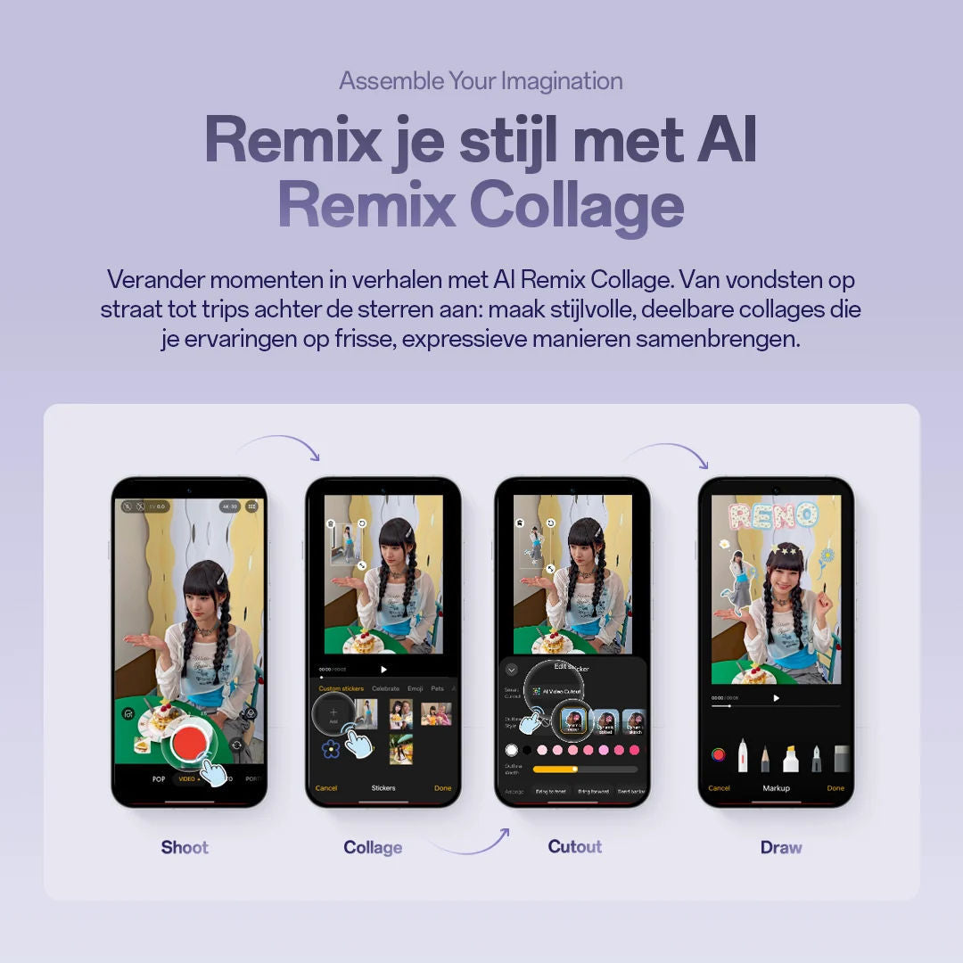 OPPO Reno 16F 5G Smartphone, 8GB RAM, 256GB Storage