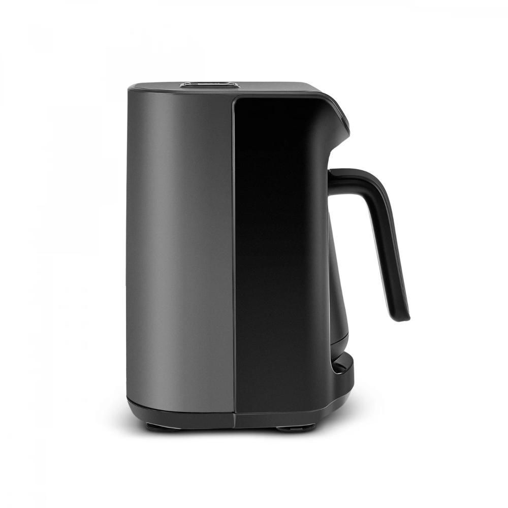 Karaca Hatır Közde Turkish Coffee and Turkish Coffee Machine Shiny Black Wave with Plenty Of Foam with a Capacity of 5 Cups