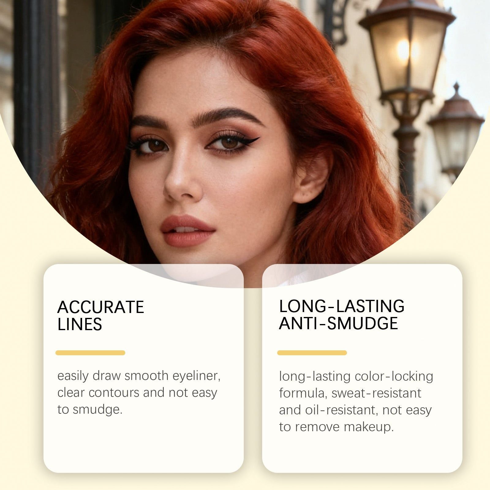 Dark Brown Liquid Eyeliner Pen, Waterproof, Long-Lasting, Easy to Use, Flawless Eye Makeup ,1ml