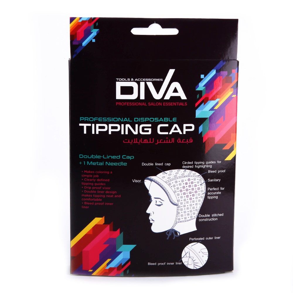 Diva Disposable Tipping Cap, 4pcs per Box