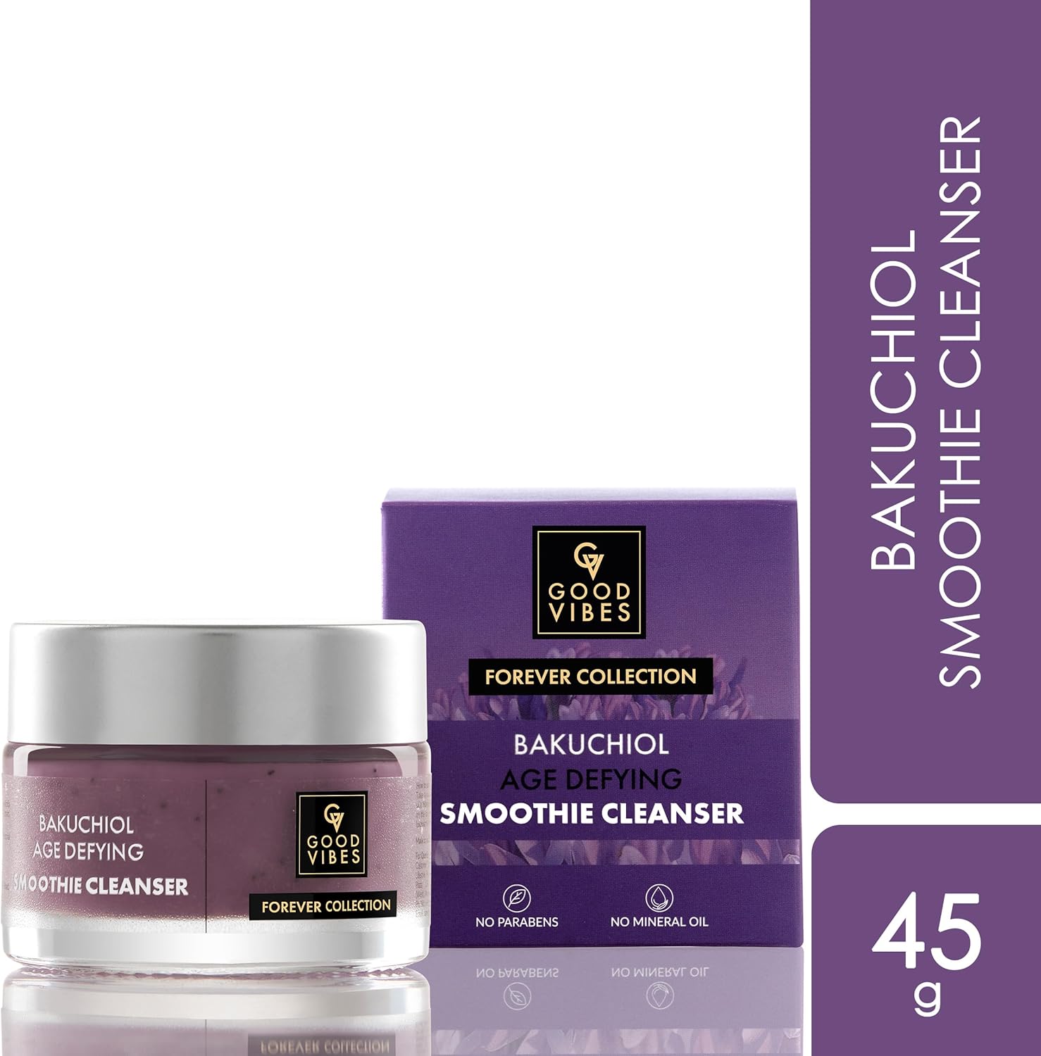 منظف سموذي مقاوم لعلامات التقدم في السن Good Vibes Bakuchiol 45 جم