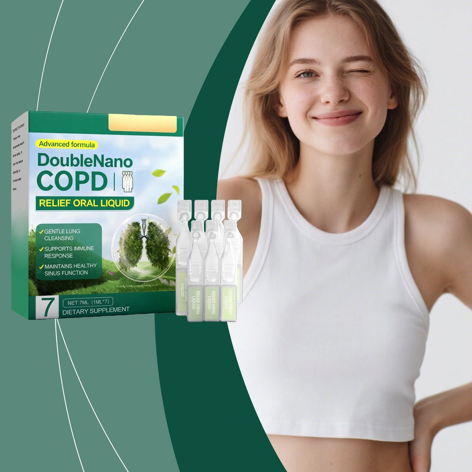 Boost Your Body Care, Support Lung Health, Fresh Breath, Daily Immune Boost ,1 set