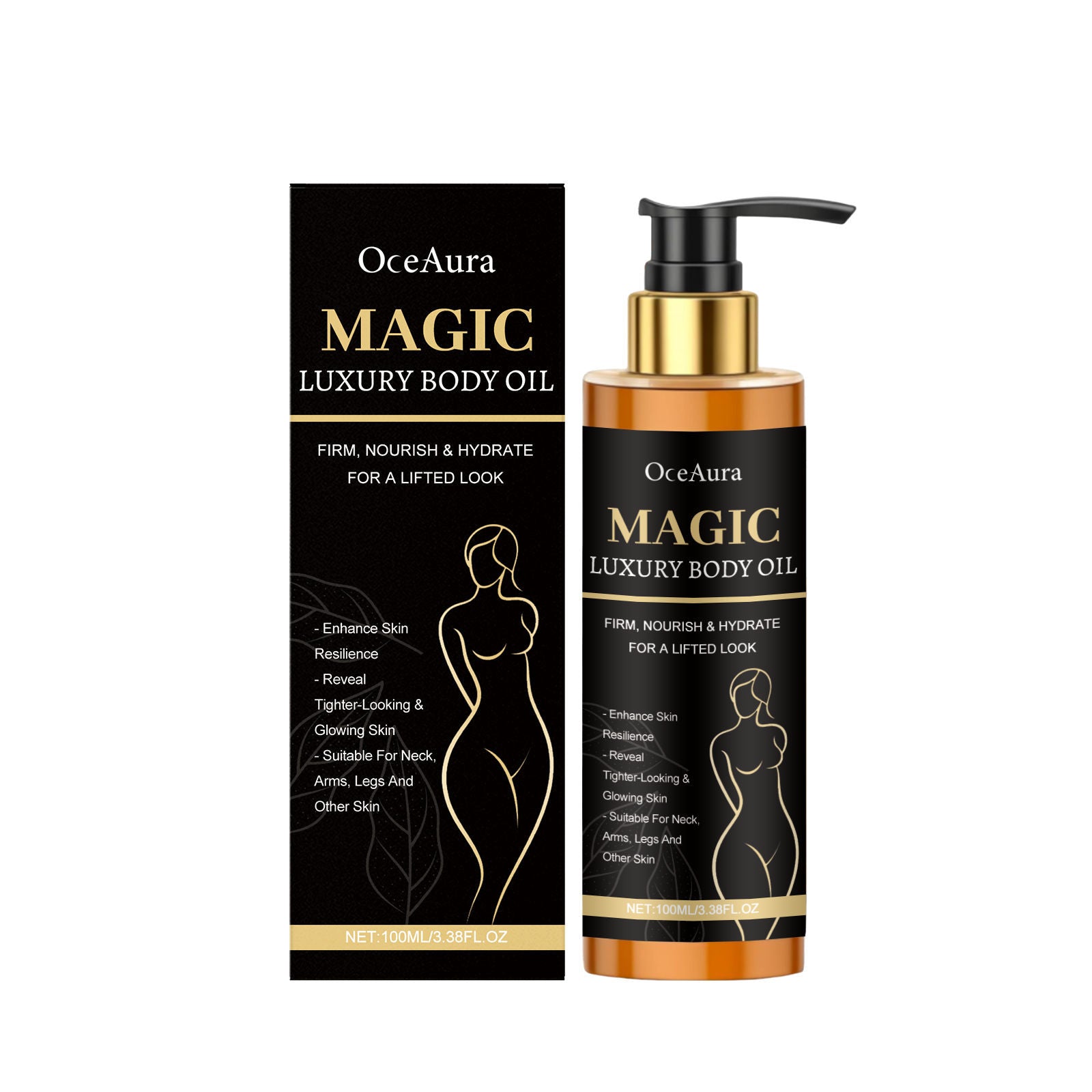 Body Care Oil, Deep Moisturizer, Skin Lightening, Firming, Radiance ,100ml