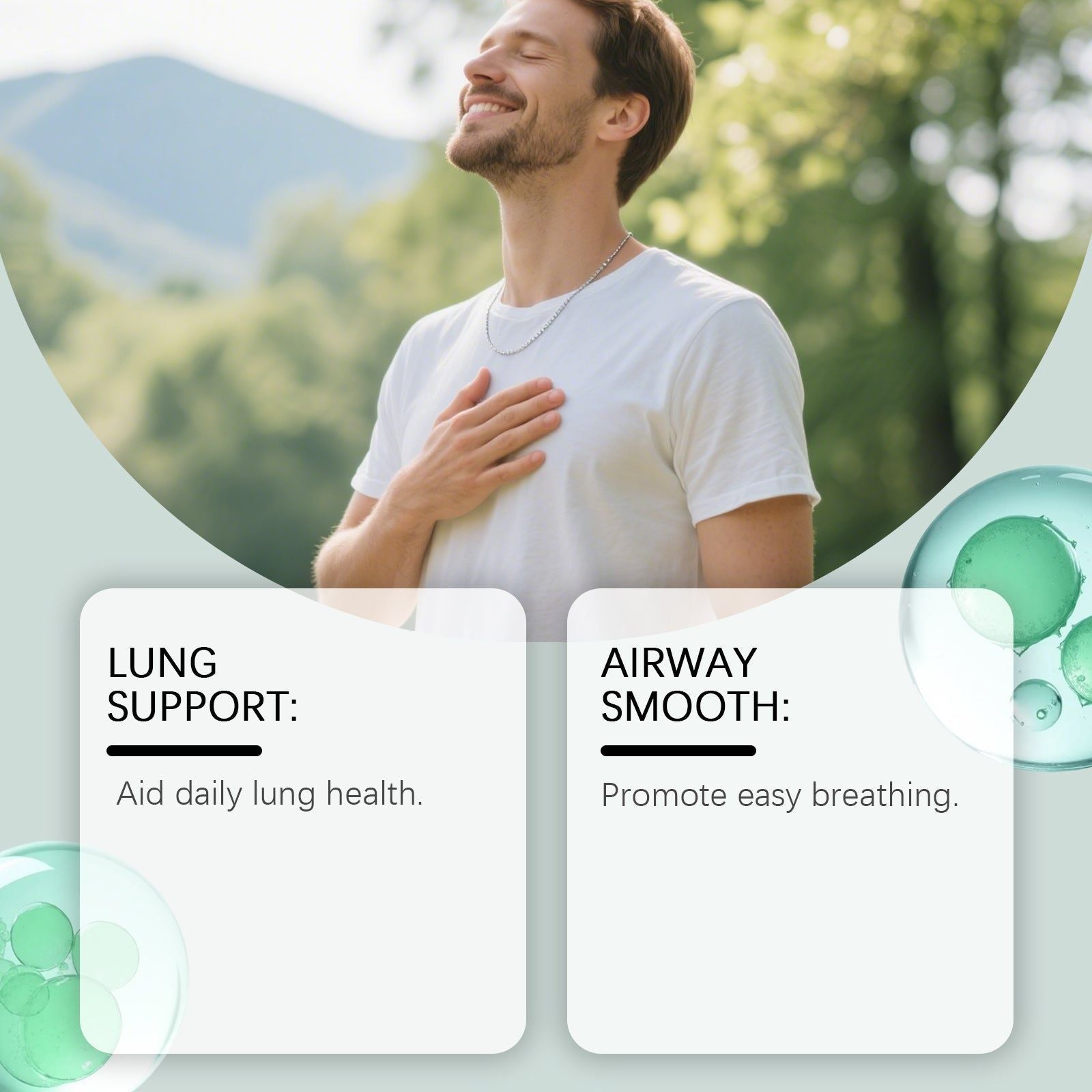 Boost Your Body Care, Support Lung Health, Fresh Breath, Daily Immune Boost ,1 set