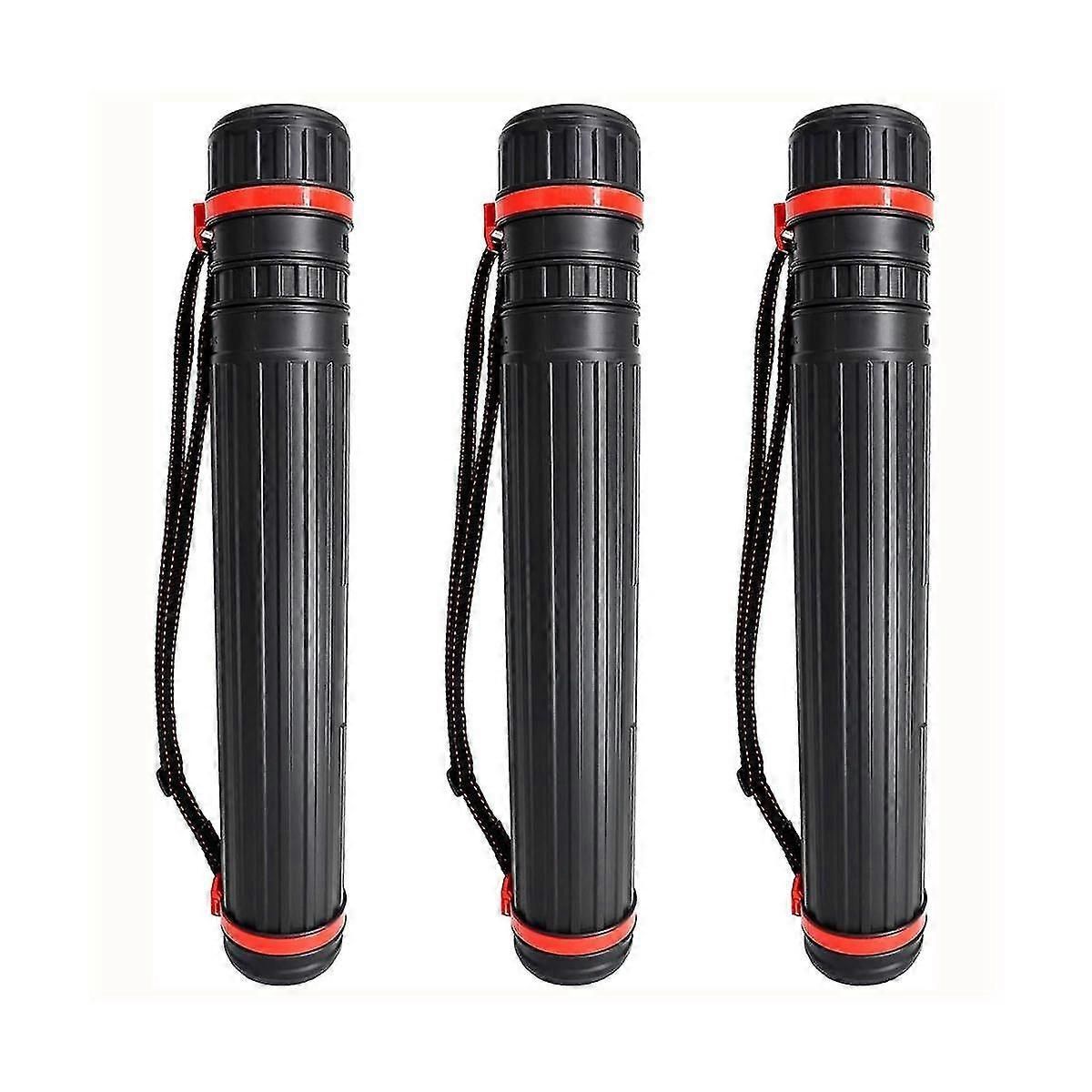 3 Pack Telescoping Poster Tube Set for Documents Art Storage