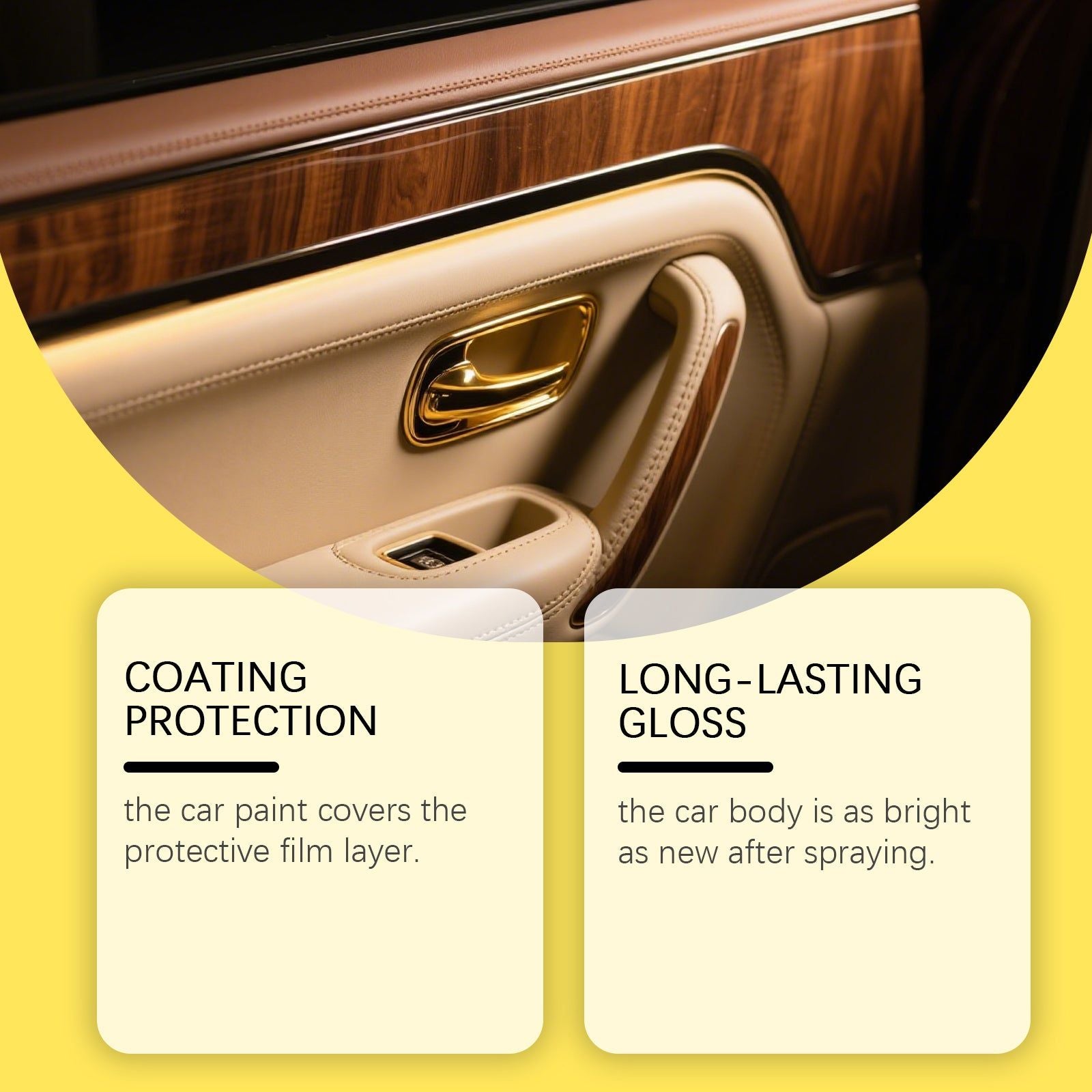 Car Care Kit, Multi-Purpose Foam Leather Cleaner, Interior Shine, Easy to Use ,1set