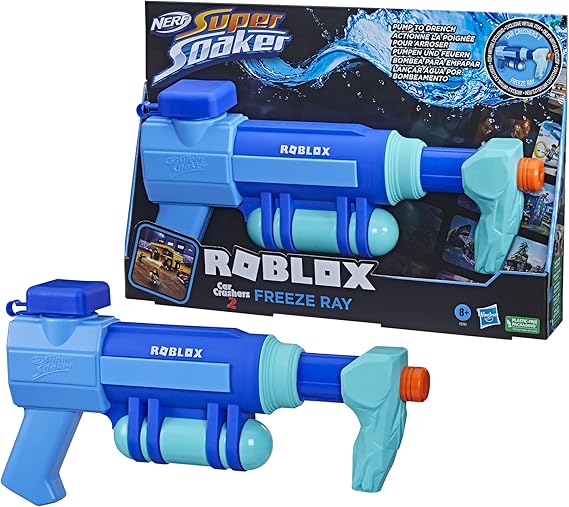 SUPER SOAKER  ROBLOX CAR CRUSHERS 2 FREEZE RAY