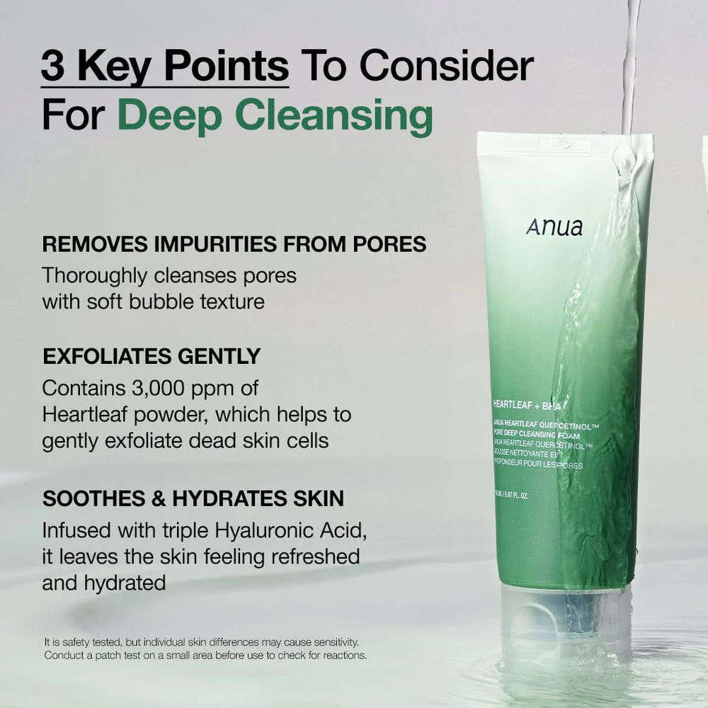 Heartleaf Quercetinol Pore Deep Cleansing Foam 150ml