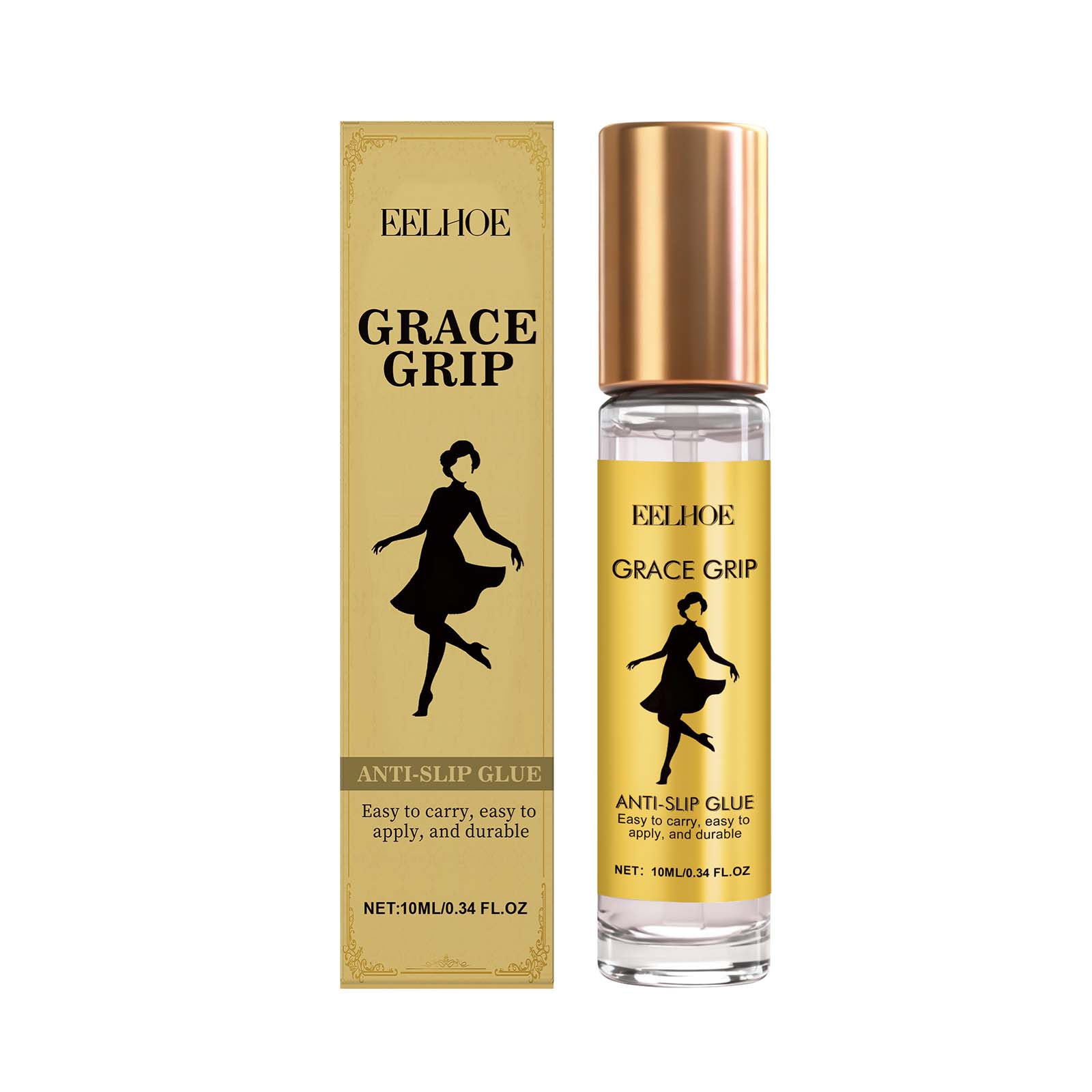 Anti-Glare Ball Glue, Non-Slip Dress Adhesive, Easy Application, Skin Safe ,10ml
