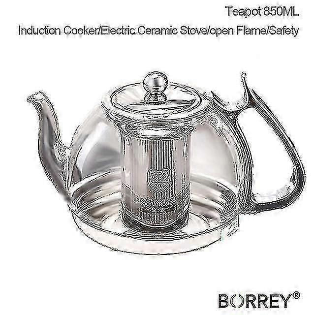 Coffee Tea Sets Induction Cooker Heat Resistant Glass Teapot Multifunctional Filter Pot 1000ml Pot-