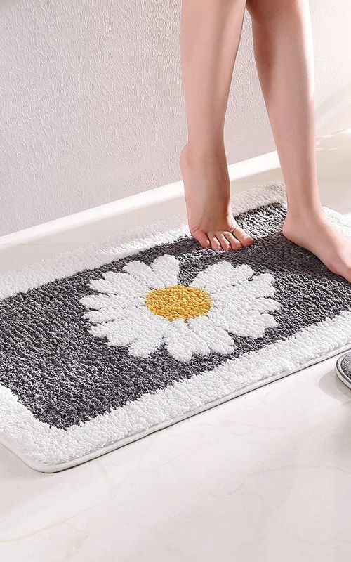 AIESY® Beautiful Luxury Ultra Soft Microfiber Shaggy Bath Mats