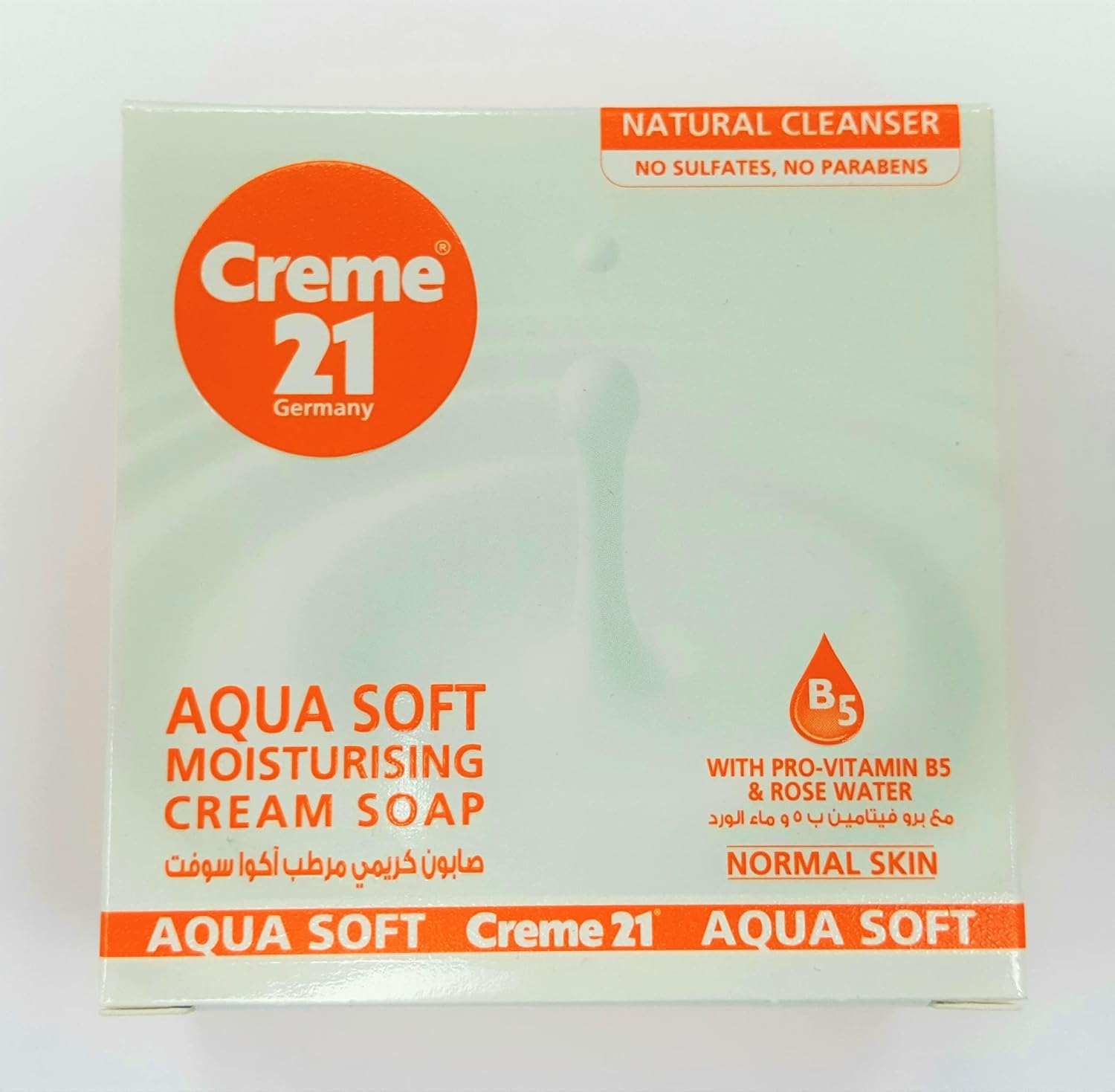 CREME21 AQUA SOFT MOISTURISING CREAM SOAP - 125GMS