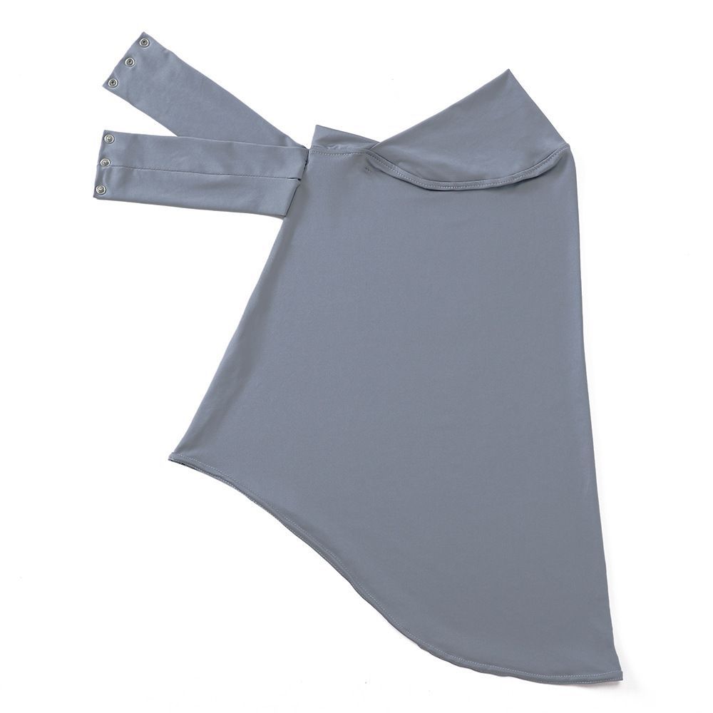 Integrated Stretch Hijab Scarf with Neck Cover for Women