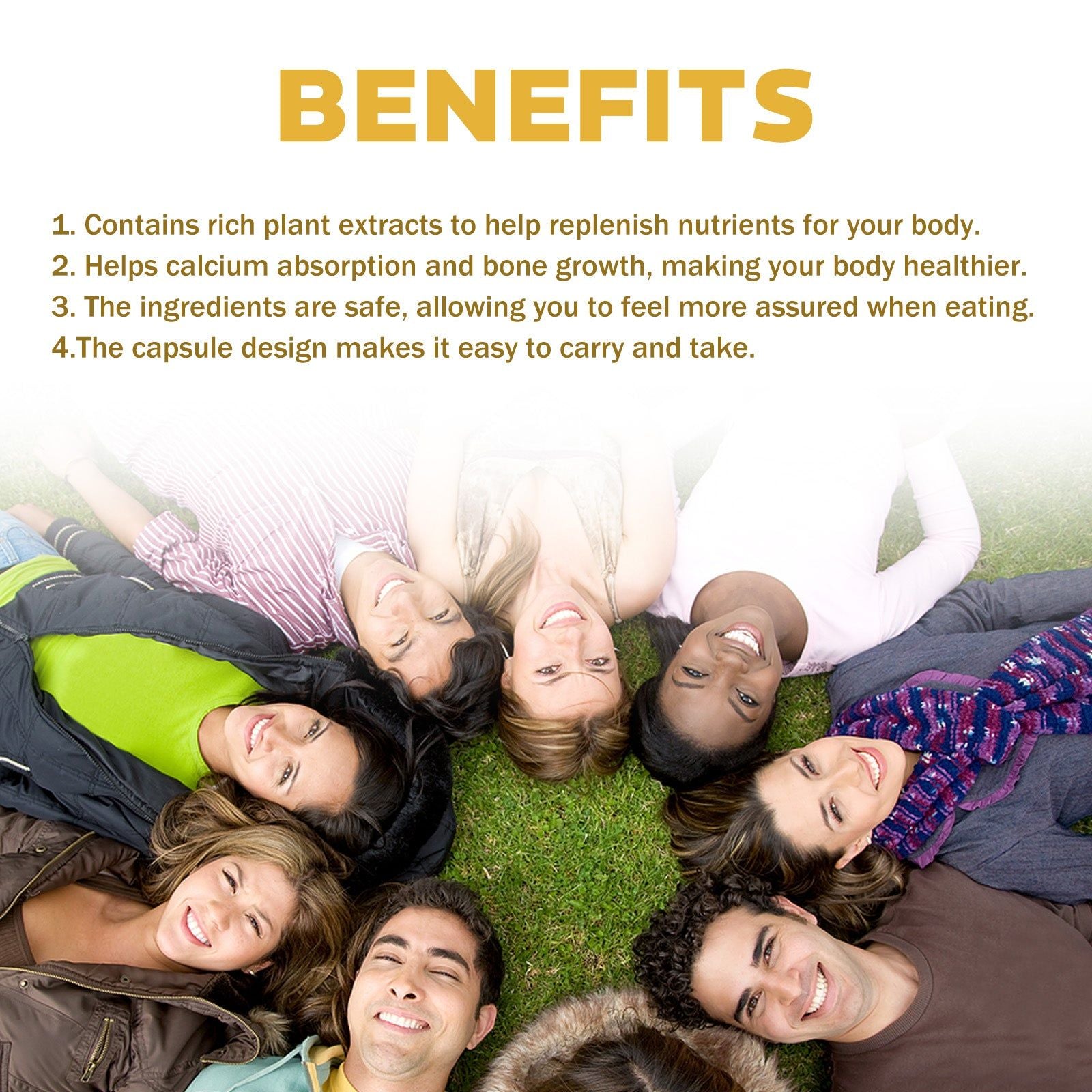 Boost Your Body Care, Vitality & Immunity with Vitamin Capsules, Relieve Fatigue ,120capsules