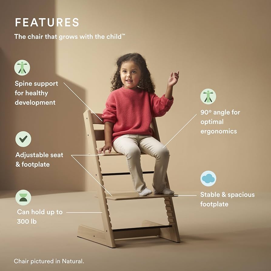 Stokke Tripp Trapp Chair Natural & Babyset Natural Bundle