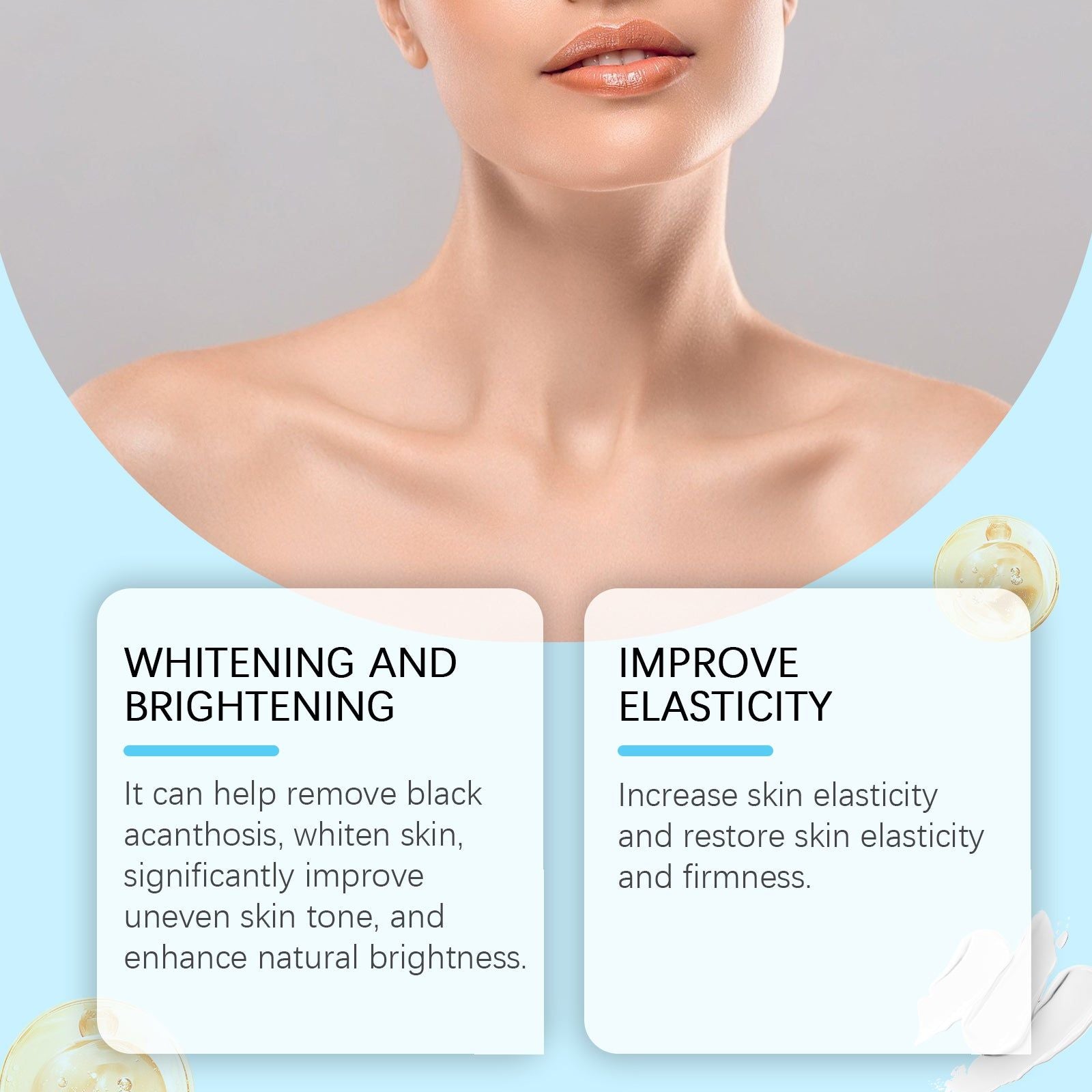 Brightening Skin Cream for Dry & Uneven Tone, Moisturizing, Non-Greasy, Softening ,30g