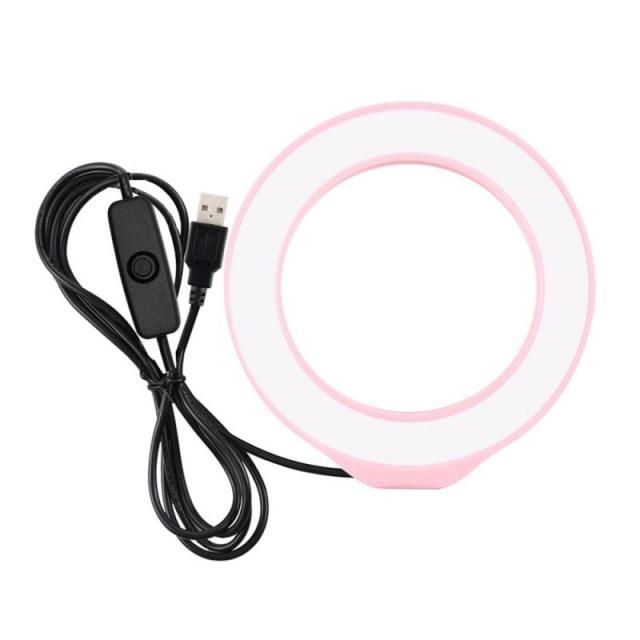 LED Light Ring for Vlogging, LED Light Ring with 12cm, Mobile Holder for YouTube