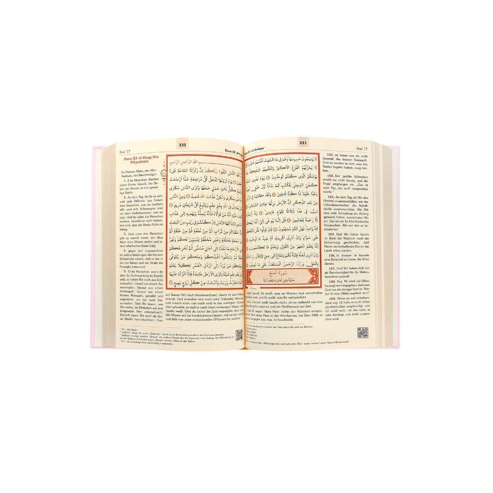 Quran-Karim And Prayer Rug Set With German Translation