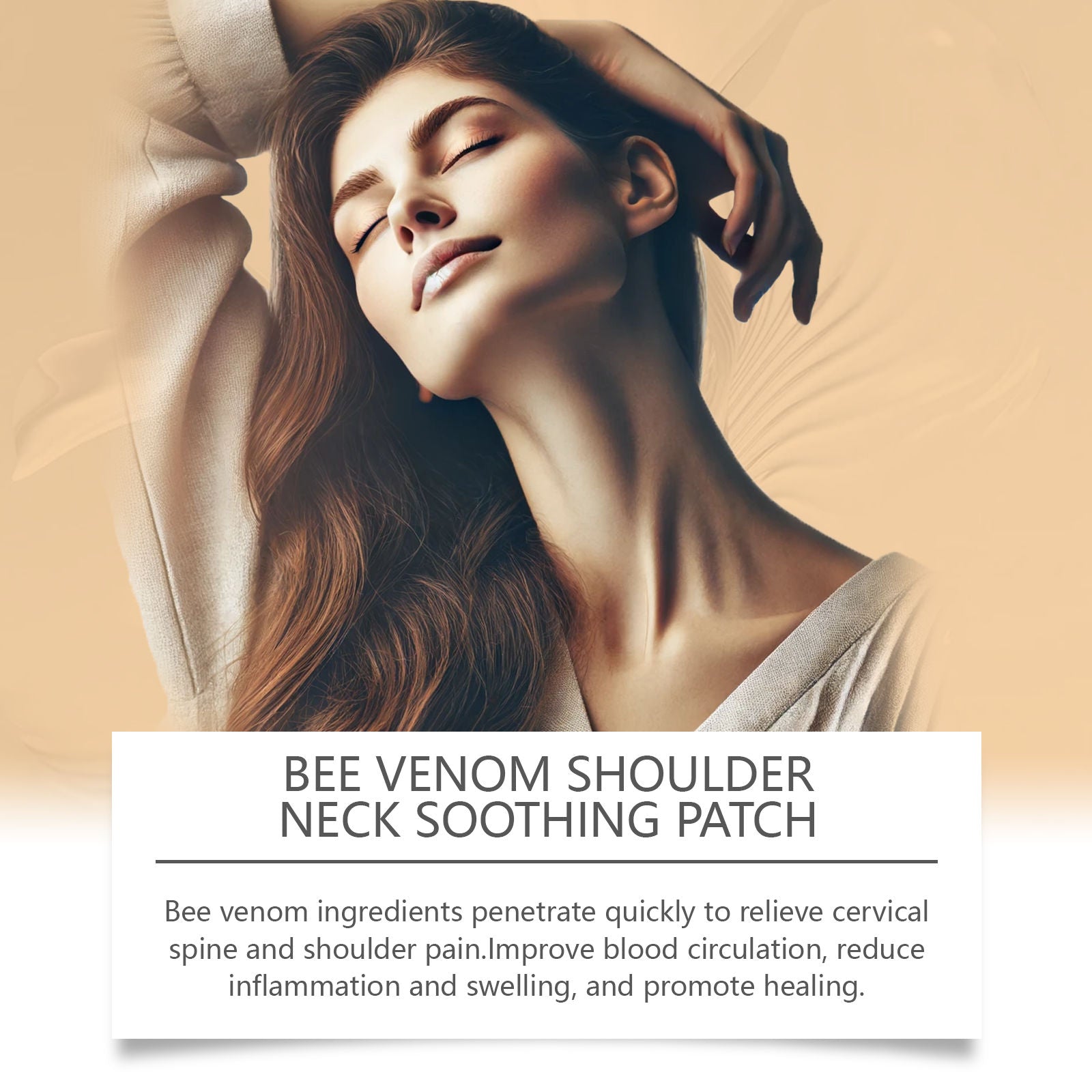 Relieve Neck Shoulder Pain with Body Care Patch, Fast-Acting Muscle Relaxer, Natural Pain Relief ,12pipcses
