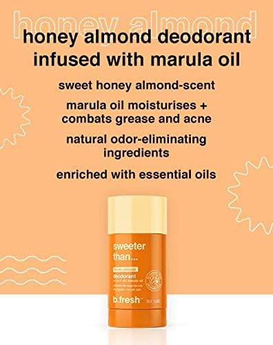 Bfresh Deodorant Honey Almond 75G 04624