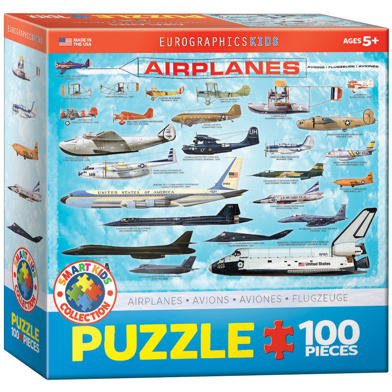 Airplanes 100 Pieces Puzzle