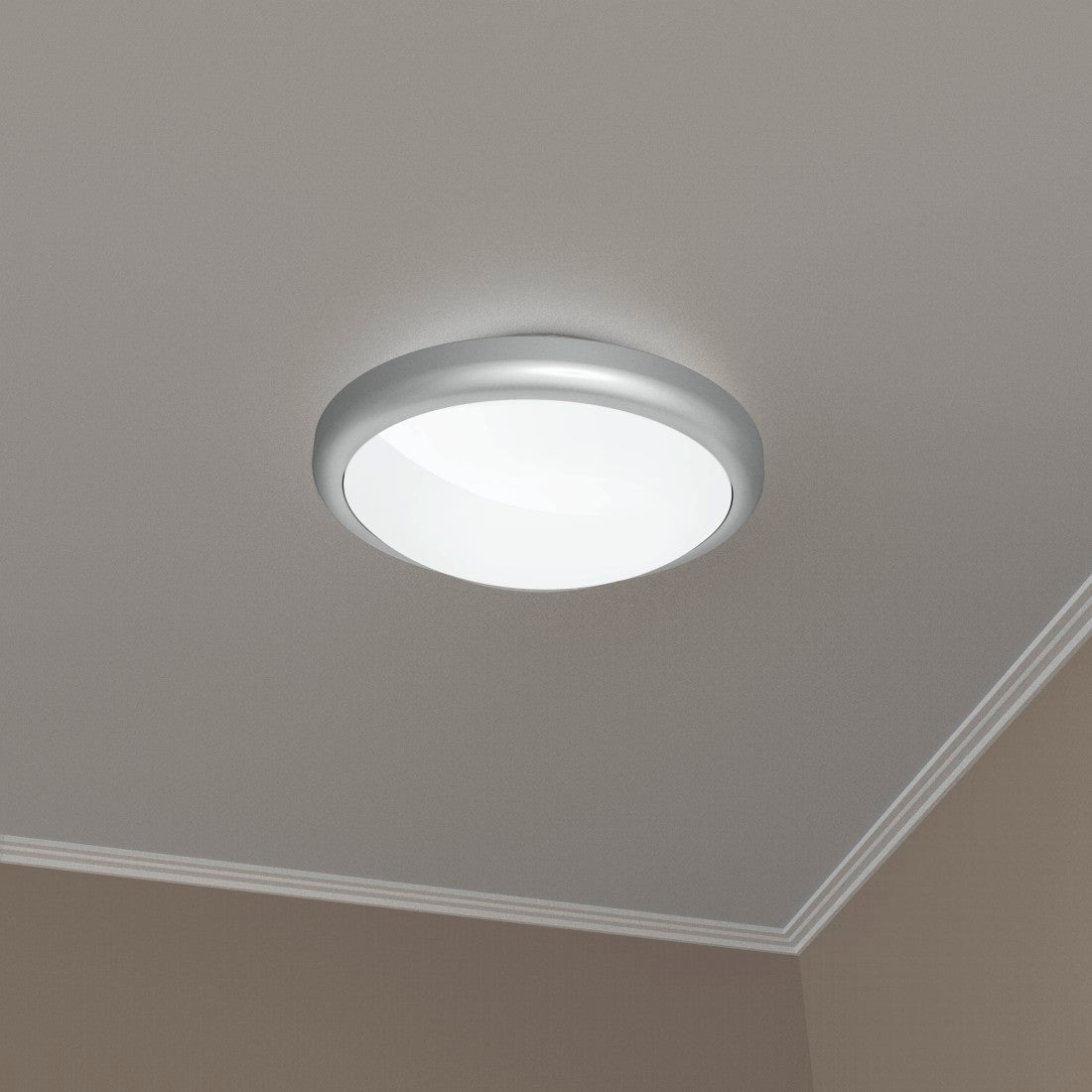 Hama 176560 "Design" Smart Home Ceiling Light, without Hub, Voice / App Control, metal