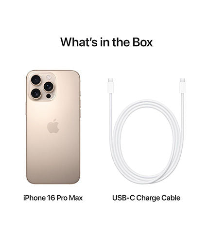 iPhone 16 Pro Max 256GB Desert Titanium 5G With FaceTime - Arabic Version