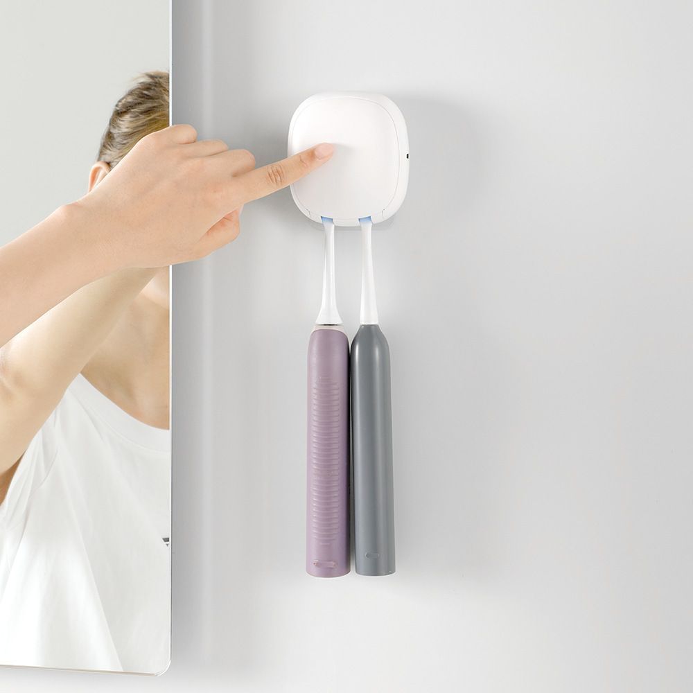 Toothbrush Sanitizer UV Light Wall Mounted Rechargeable Electric Toothbrush Holder