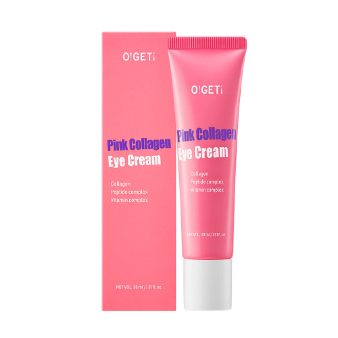 O!GETi Pink Collagen Eye Cream, Firming & Hydrating Eye Cream, 30ml