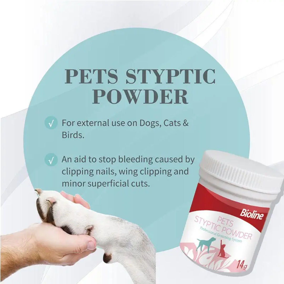 Bioline Pets Blood Stopper Styptic Powder, Weight 14gm