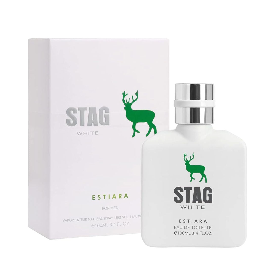 Estiara Stag White Eau De Toilette For Men, 100ml
