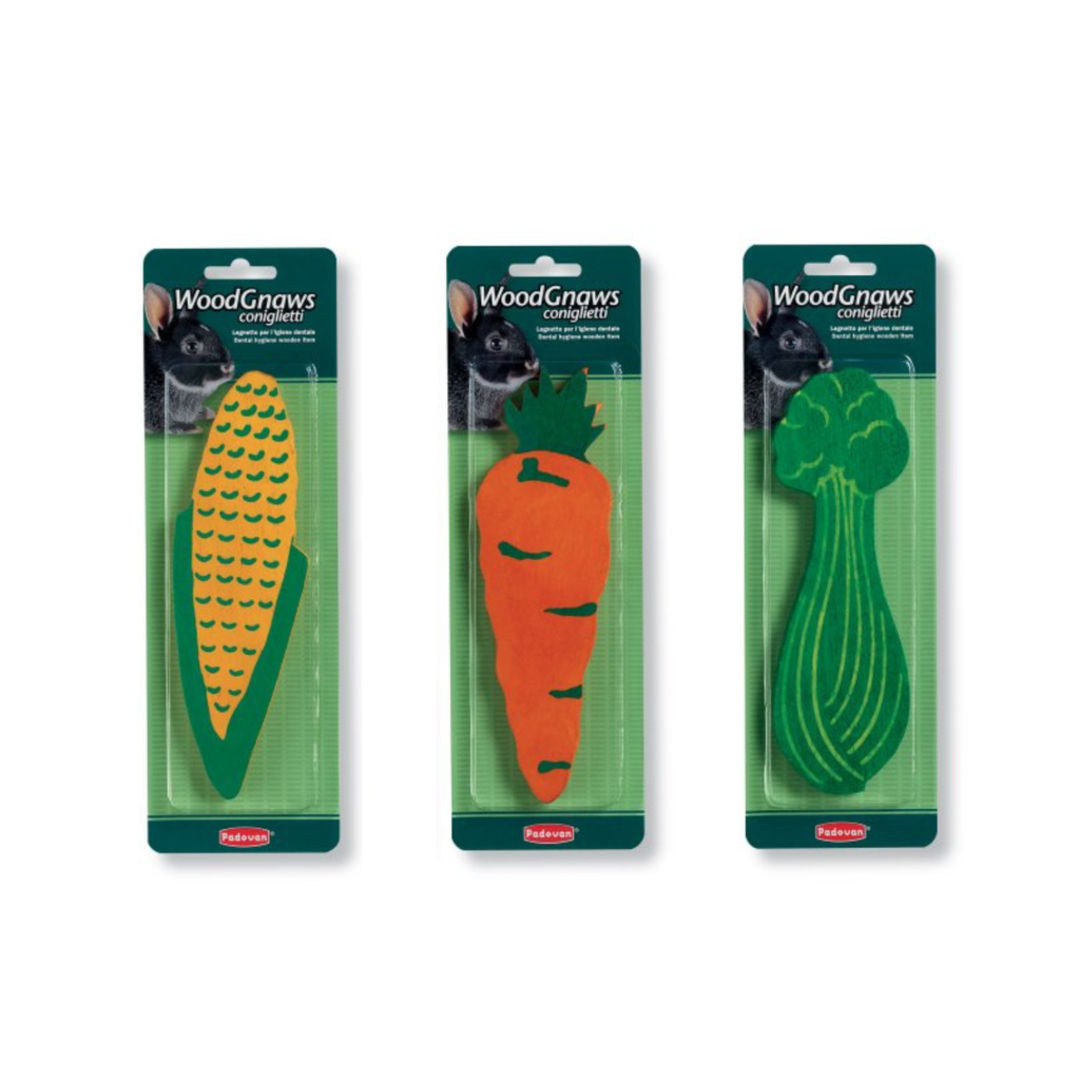 Padovan Wood Gnaws Coniglietti for Rabbit, Color May Vary