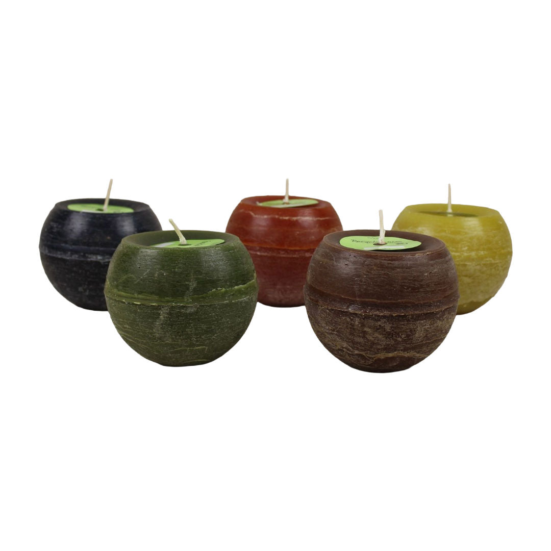 Citronella Recycled Outdoor Ball Candle 3 2cm, 45 Hrs