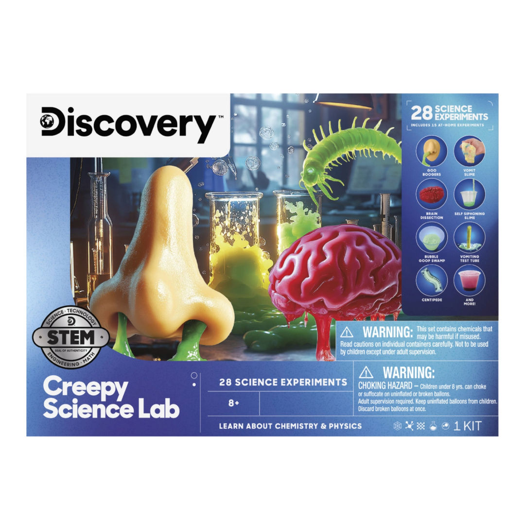 Discovery Creepy Science Lab Kit (28 Experiments)