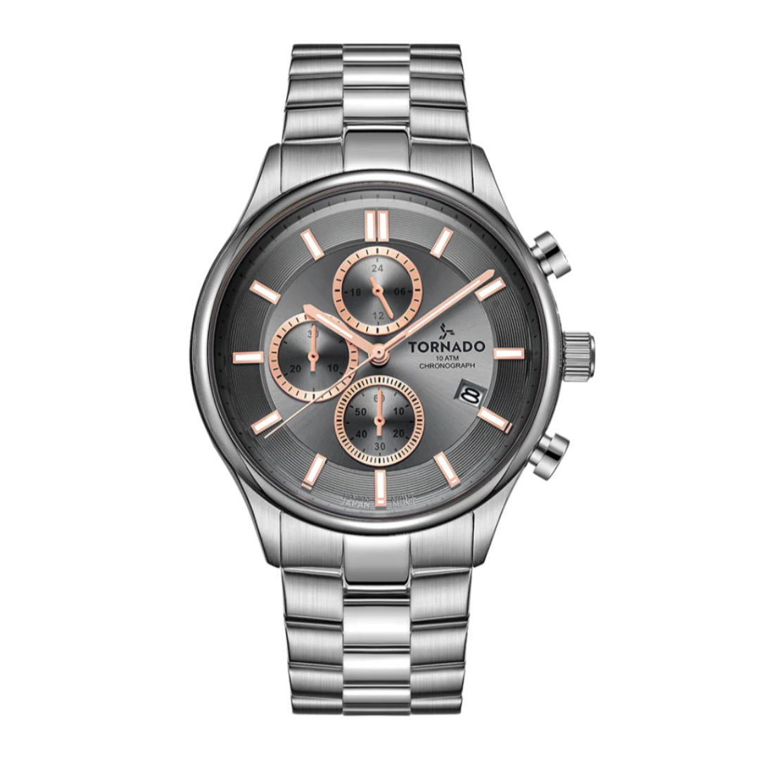 Tornado Men's Celestia Elite Analogue Chronograph Watch, 42mm