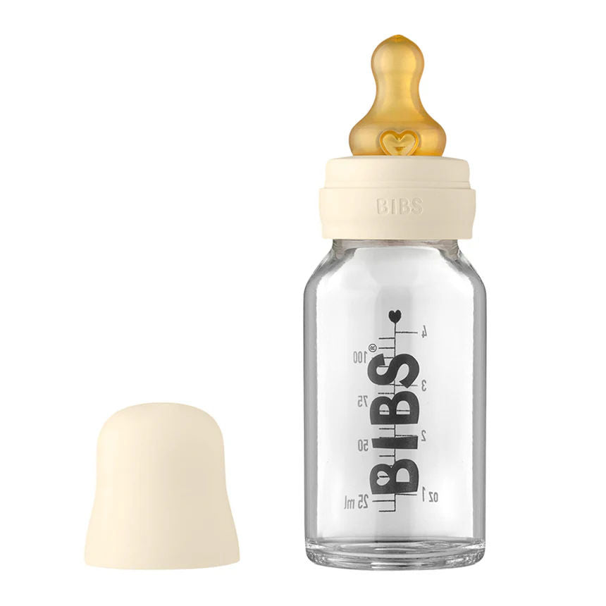 Bibs – Heat Resistant Designed With Anti-Colic Function Baby Glass Bottle Complete Set – 120ml