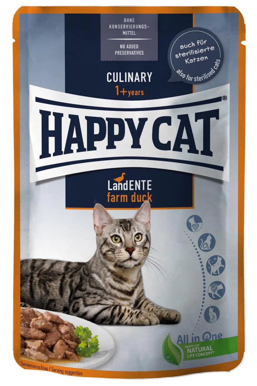 Happy Cat MIS Culinary Farm Duck - 85g (Set of 4)