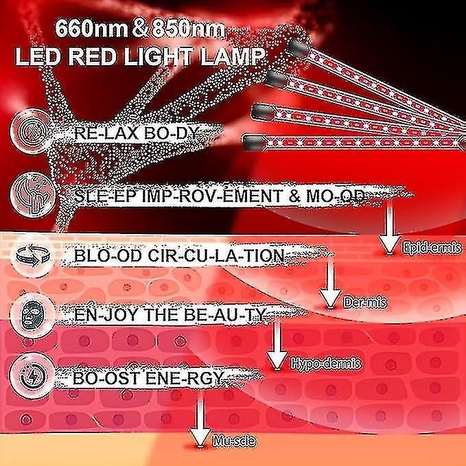 Red Light Therapy Device Infrared Light Therapy With Standdeep Red Light Therapy For