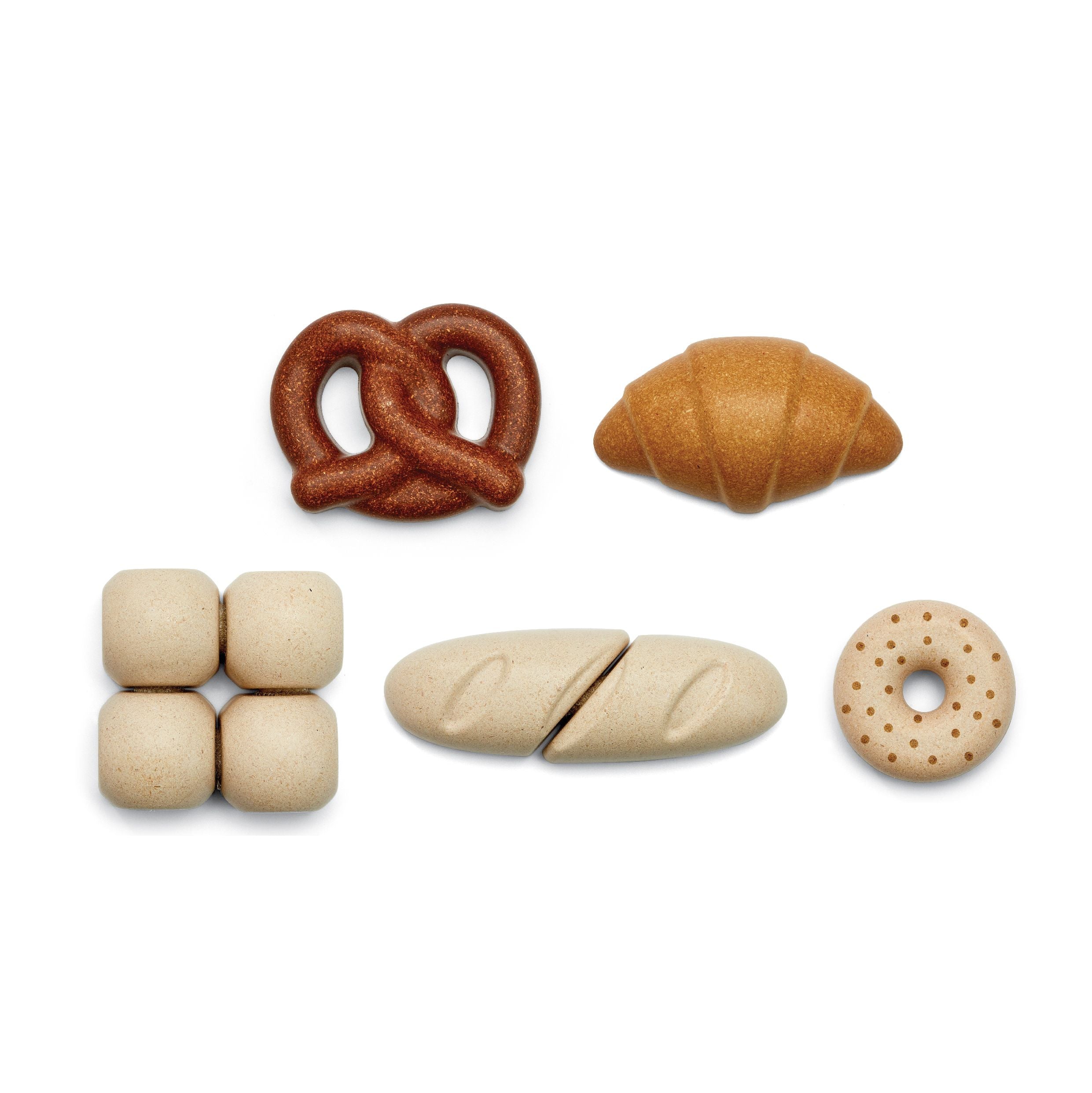 PlanToys Bread Set — Wooden Pretend Play Food Set