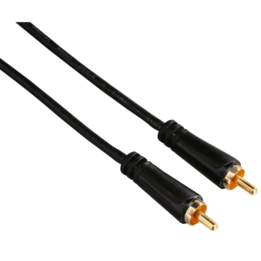 HAMA 122267 AUD CABLE,RCA PLUG-RCA PLUG,DIG, G-P,3.0M