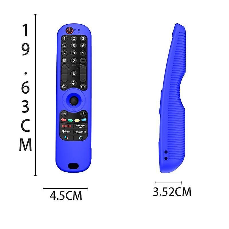 Silicone Protective Cover for LG AN-MR21GC Remote - Shockproof Case with Raised Buttons, Skid-Proof Texture