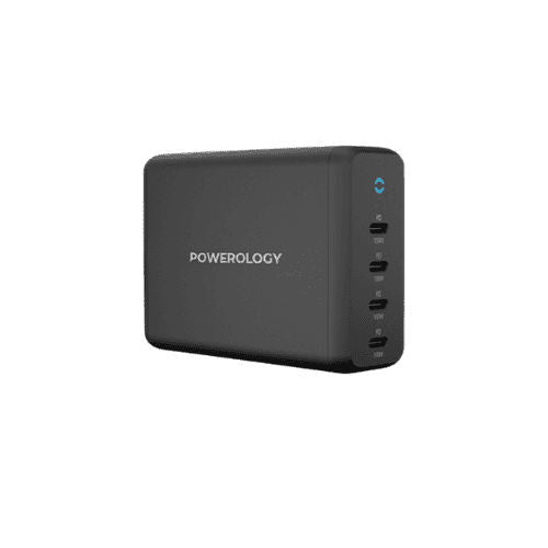 Powerology 165W GaN Desktop Charger with Cable