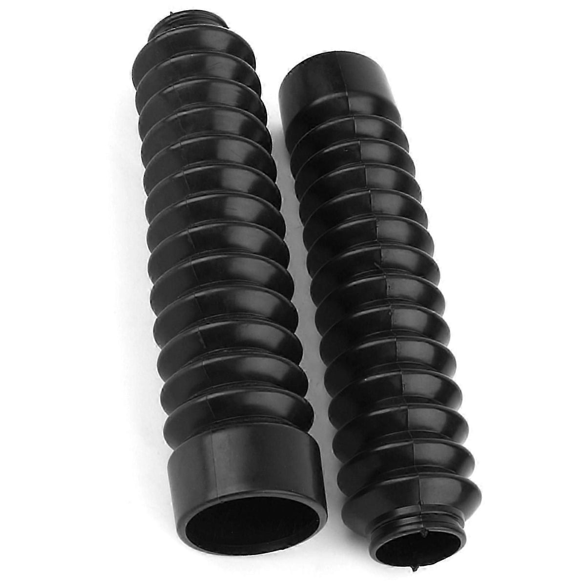 2x Universal Motorcycle Bike Rubber Front Fork Cover Gaiters Gators Boots Glf