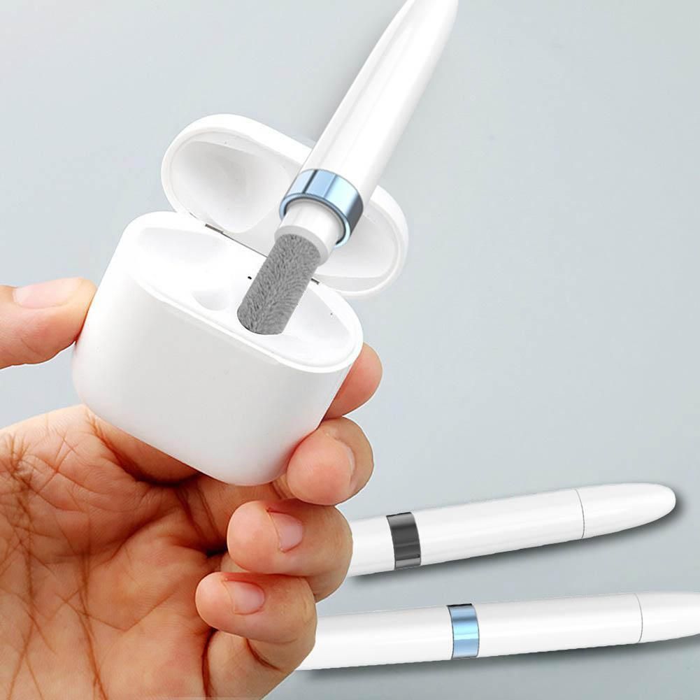 3 In 1 AirPods IPhone Cleaning Kit Tool Cleaning Pen With Flocking Sponge Soft Brush