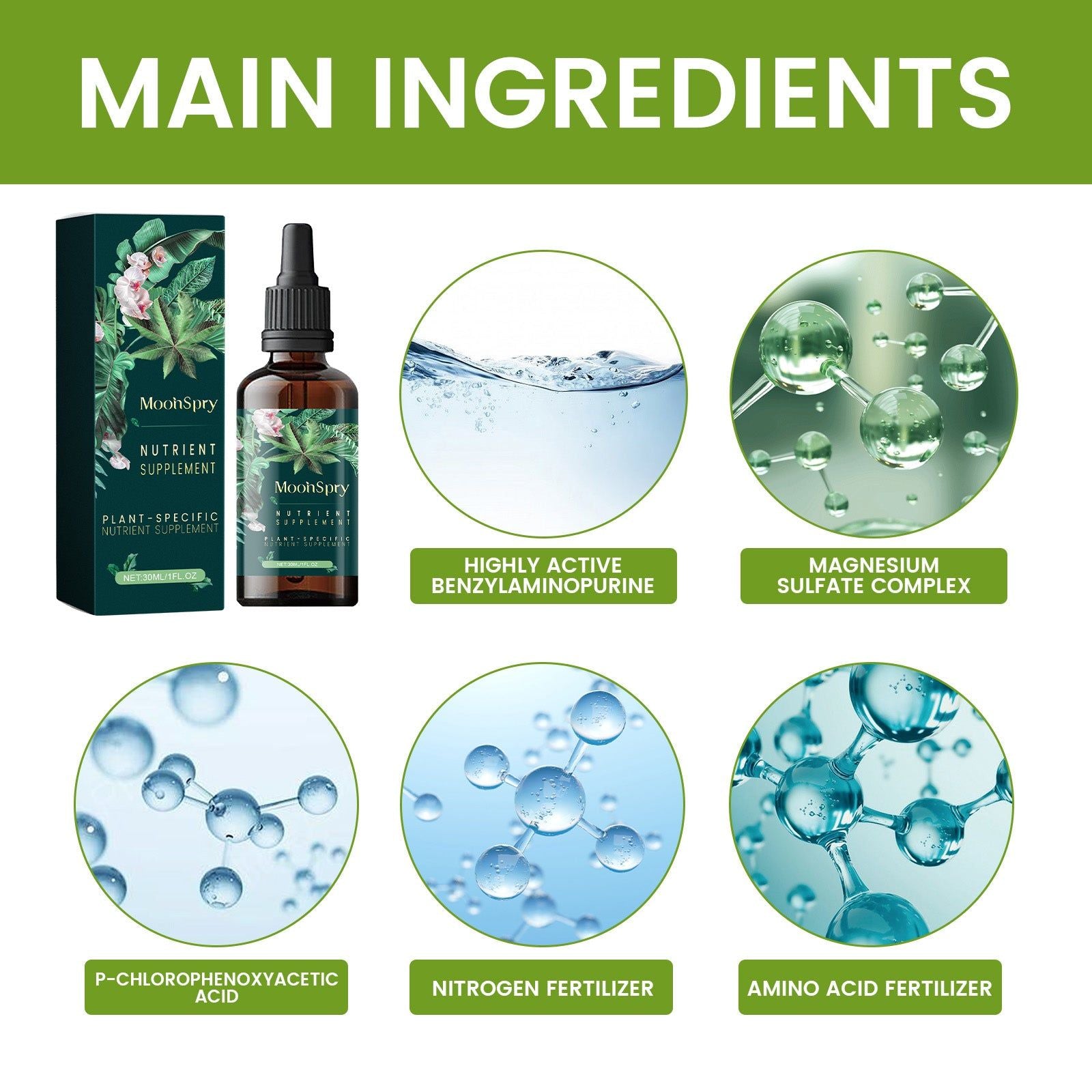 Boost Plant Growth with Top-Rated Plant Nutrition Supplement, Strong Roots, Vibrant Flowers ,30ml