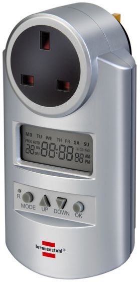 BRENNENSTUHL 1507503 DIG WEEKLY PERIOD CLOCK TIMER DT